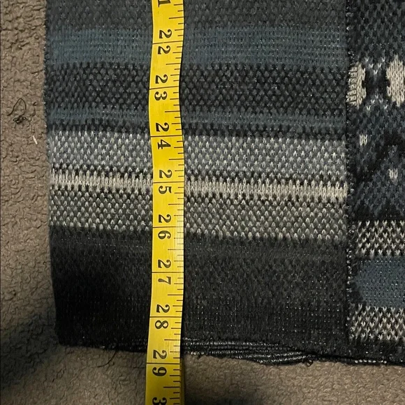 Energie Women’s Vintage Crewneck Sweater - Black Blue and Gray - Picture 4 of 4